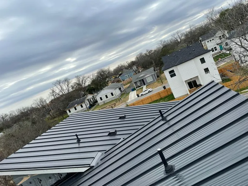Standing seam metal roof panels with vents for Skylight Repair in Pearl City